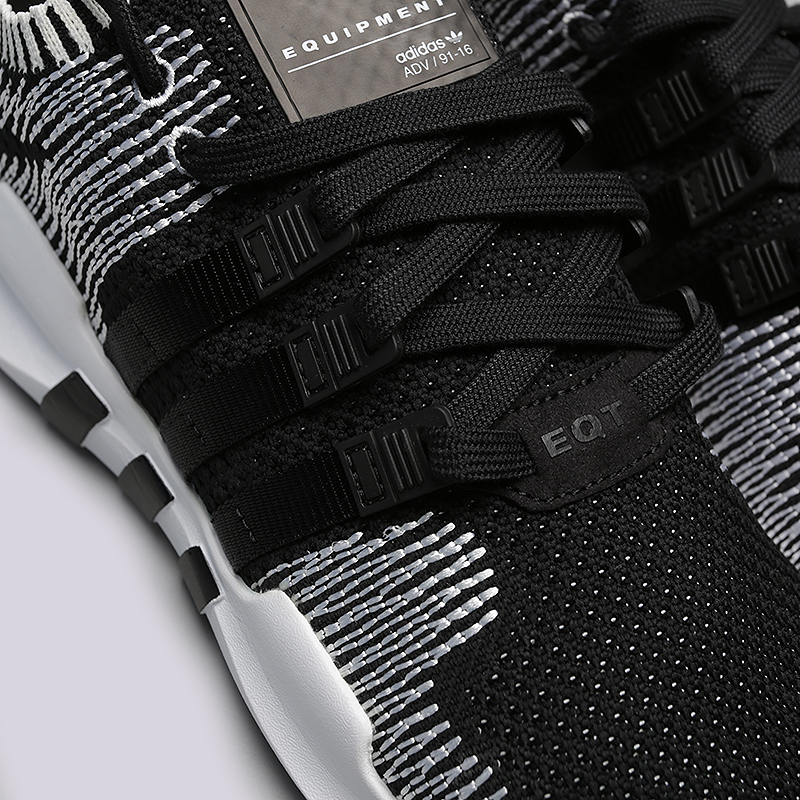 мужские черные кроссовки adidas EQT Support ADV PK BY9390 - цена, описание, фото 3